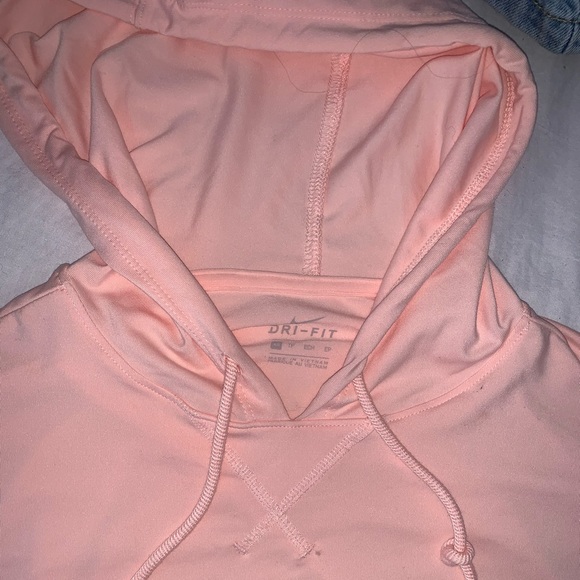 NIKE crop hoodie. Floral Pink - Picture 1 of 2